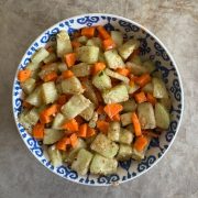 Cucumber Carrot Salad in a bowl