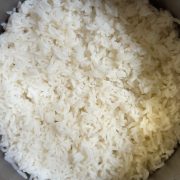 Fluffy white rice